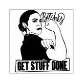 我々は物を行うAOCロージーはリベッター ラバースタンプ (インプリント)