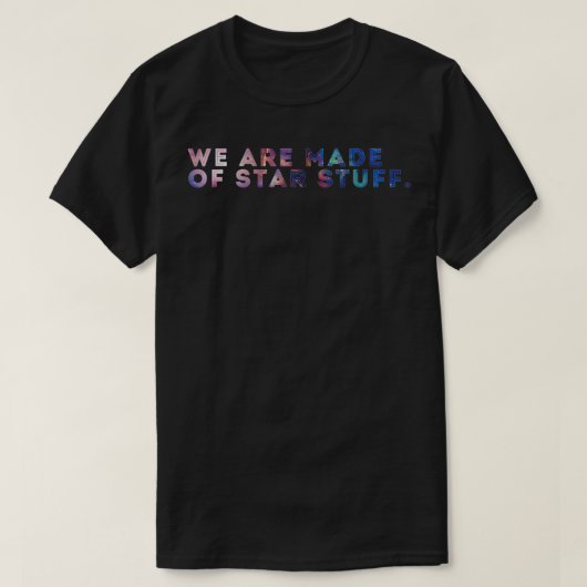 我々は物銀河系プリント Tシャツ (デザイン正面)