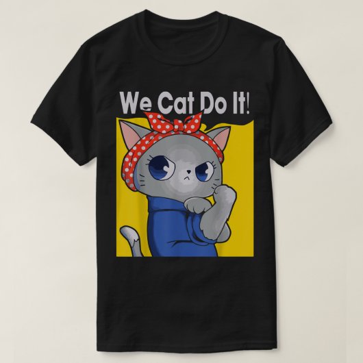 『我々は猫がやる』  Tシャツ (デザイン正面)