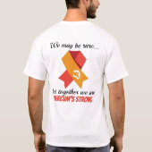 我々は珍しいかもしれないが、我々は一緒にDERCUMの強い Tシャツ (裏面)