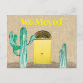 我々は甘いコーンイエロードアズサウスウエストサウス移動 ポストカード (正面)