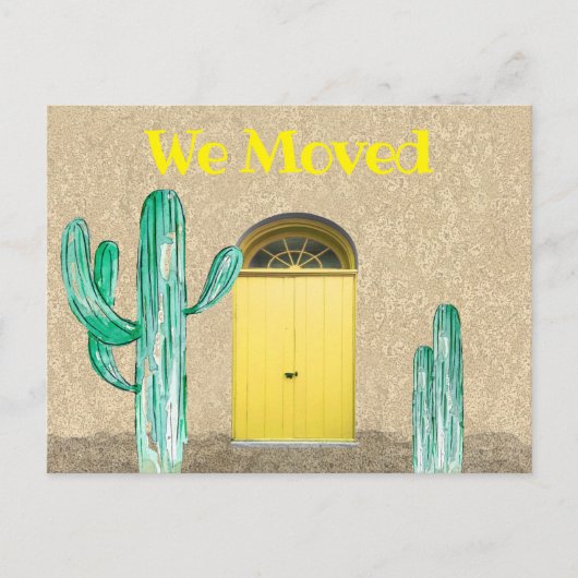 我々は甘いコーンイエロードアズサウスウエストサウス移動 ポストカード (正面)