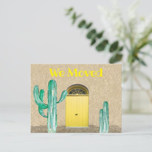 我々は甘いコーンイエロードアズサウスウエストサウス移動 ポストカード (スタンド正面)