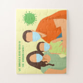 我々は生き延び19家族を仮面で埋め尽くす ジグソーパズル (縦)