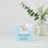 我々は男の子おむつラッフルを待つことができる エンクロージャーカード (スタンド正面)