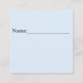 我々は男の子おむつラッフルを待つことができる エンクロージャーカード (裏面)