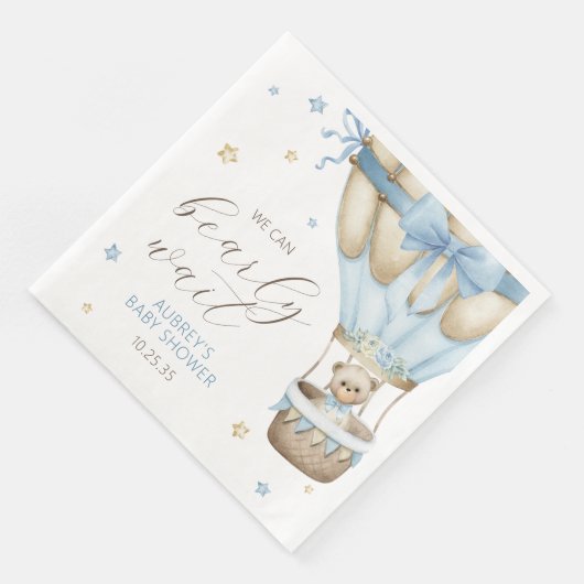 我々は男の子の赤ちゃんシャワーを待つことができる (コーナー)