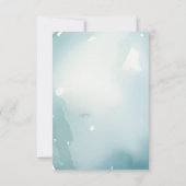 我々は男の子の赤ちゃんシャワーを待つことができる サンキューカード (裏面)