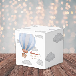 我々は男の子の赤ちゃんシャワーを待つことができる フェイバーボックス