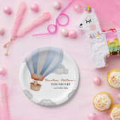 我々は男の子の赤ちゃんシャワーを待つことができる ペーパープレート (パーティー)