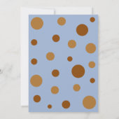 我々は男の子の赤ちゃんシャワーを待つことができる 招待状 (裏面)