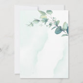 我々は男の子の赤ちゃんシャワーを待つことができる 招待状 (裏面)