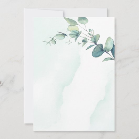 我々は男の子の赤ちゃんシャワーを待つことができる 招待状 (裏面)