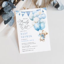 我々は男の子の赤ちゃんシャワーを待つことができる