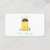 我々は発表の南西イエロードアサボテンを移動 名刺 (正面)