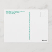 我々は発表ヴィンテージキャンピングトレーラーを移動 ポストカード (裏面)