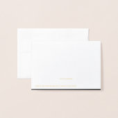 我々は白黒金ゴールドの動きの発表を移動 箔カード (裏面封筒付き)