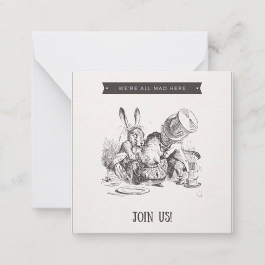 我々は皆ここで不機嫌だ ノートカード (正面)