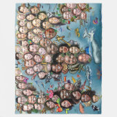 我々は皆この中にいる フリースブランケット (正面)