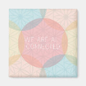 我々は皆つながっている マグネット (正面)