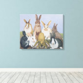 我々は皆の耳だ キャンバスプリント (インサイチュ (ウッドフロア))