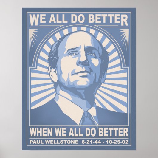 我々は皆よりよい – Wellstone ポスター (正面)
