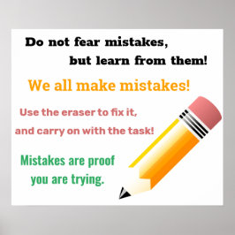 我々は皆ミスをする ポスター