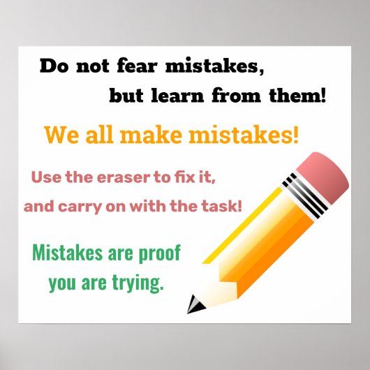 我々は皆ミスをする ポスター (正面)