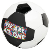 我々は皆一つだ サッカーボール (3/4)