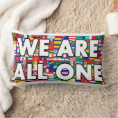 我々は皆一つだ ランバークッション (ブランケット)