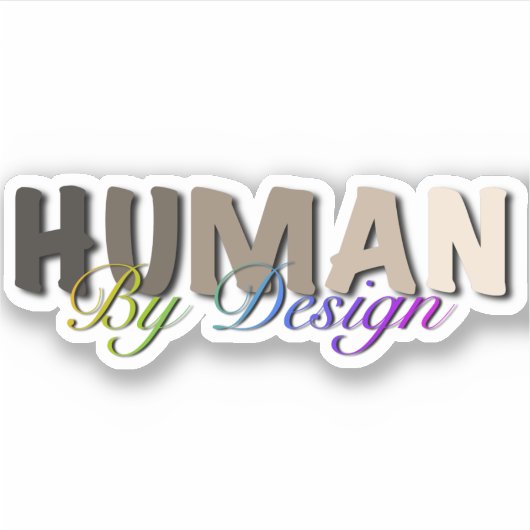 我々は皆人間だ シール (正面)