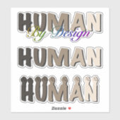 我々は皆人間だ | 1つのグローバルコミュニティ シール (シート)