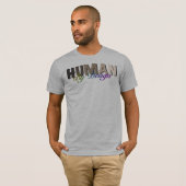 我々は皆人間だ Tシャツ (正面フル)