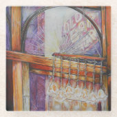 我々は皆同じ光飛んでいるをのまわりに持っている。 ガラスコースター (正面)