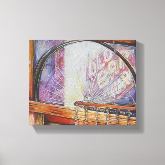 我々は皆同じ光飛んでいるをのまわりに持っている。 キャンバスプリント (正面)