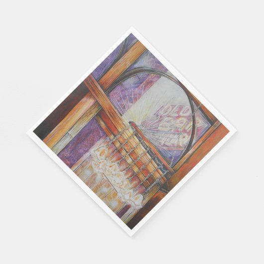 我々は皆同じ光飛んでいるをのまわりに持っている。 スタンダードランチョンナプキン (角)