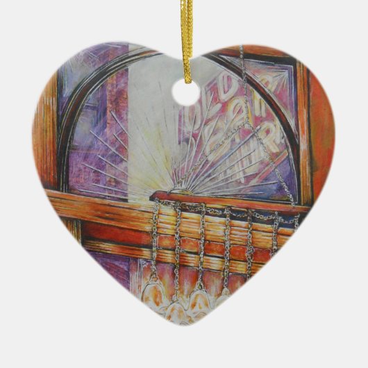 我々は皆同じ光飛んでいるをのまわりに持っている。 セラミックオーナメント (正面)