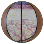 我々は皆同じ光飛んでいるをのまわりに持っている。 バスケットボール (縦)