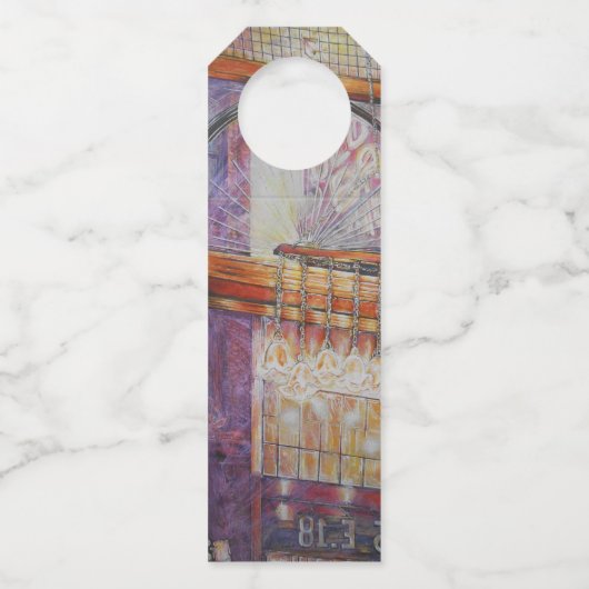 我々は皆同じ光飛んでいるをのまわりに持っている。 ボトルネックタグ (裏面)