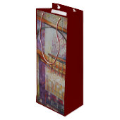 我々は皆同じ光飛んでいるをのまわりに持っている。 ワインギフトバッグ (裏面アングル)