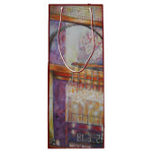 我々は皆同じ光飛んでいるをのまわりに持っている。 ワインギフトバッグ (裏面)