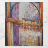 我々は皆同じ光飛んでいるをのまわりに持っている。 ワインラベル (シングルラベル)