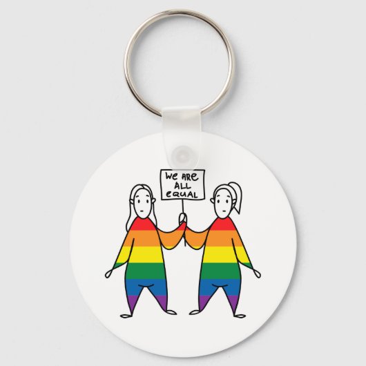 我々は皆平等だ キーホルダー (正面)