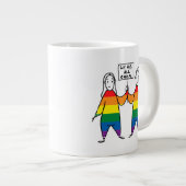 我々は皆平等だ ジャンボコーヒーマグカップ (正面右)