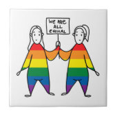 我々は皆平等だ タイル (正面)