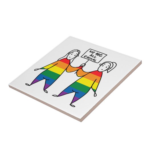 我々は皆平等だ タイル (側面)