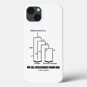 我々は皆彼女のミトコンドリア・イブから降りた iPhone 13ケース
