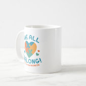 我々は皆所属している コーヒーマグカップ (正面左)