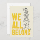 我々は皆所属している ポストカード (正面/裏面)