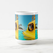 我々は皆黄色の潜水艦おもしろいマグカップに住んでいる コーヒーマグカップ (中央)